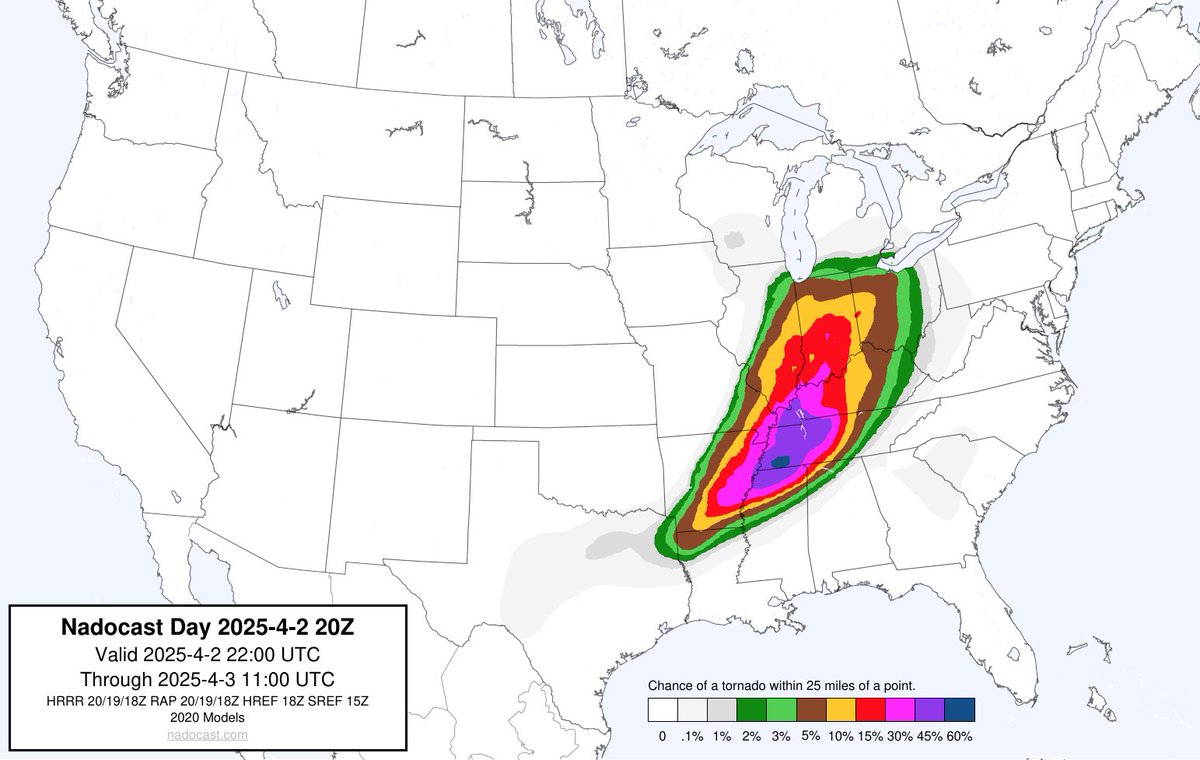 20Z Day Tornado Forecast