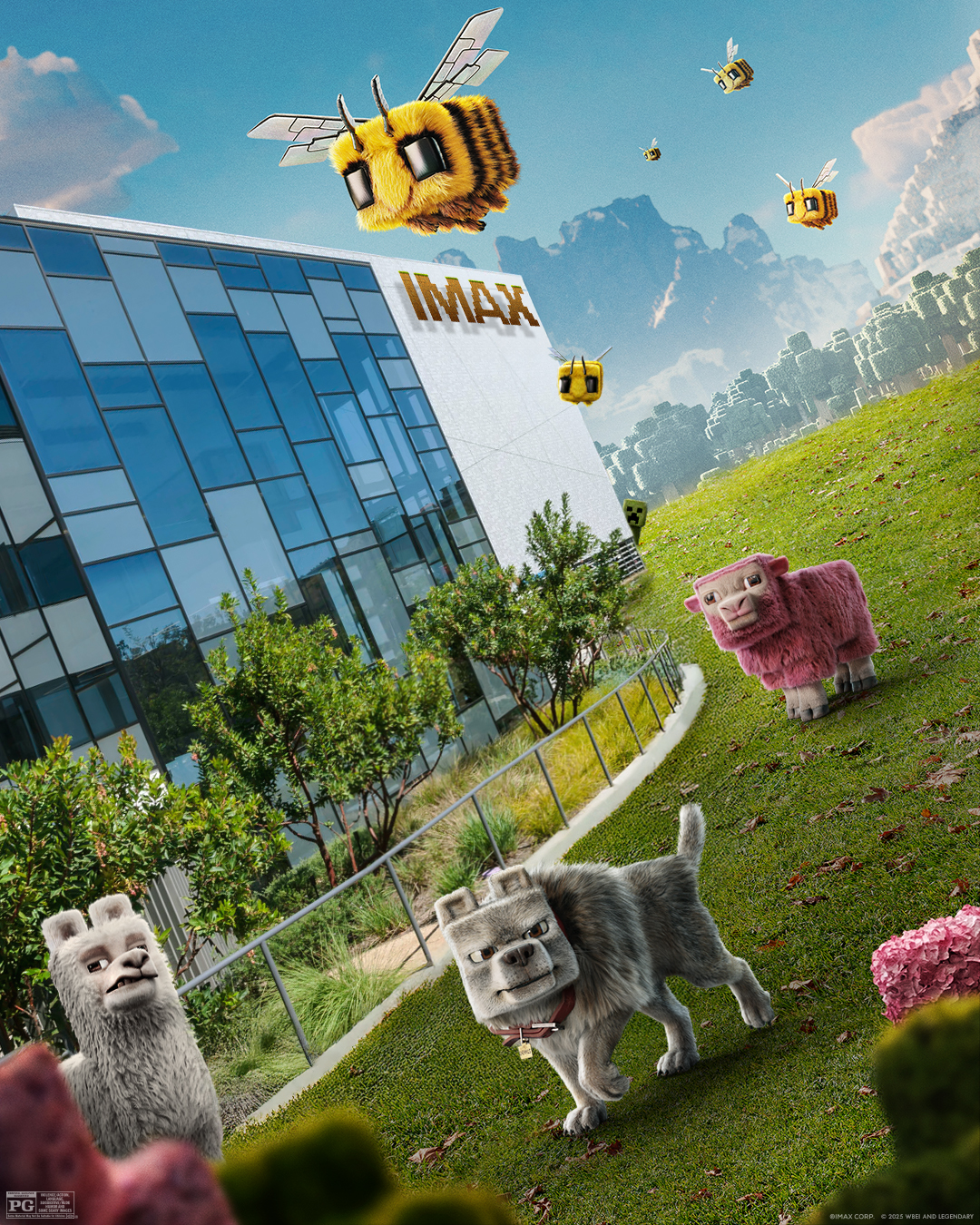 Finale Minecraft IMAX filmposter