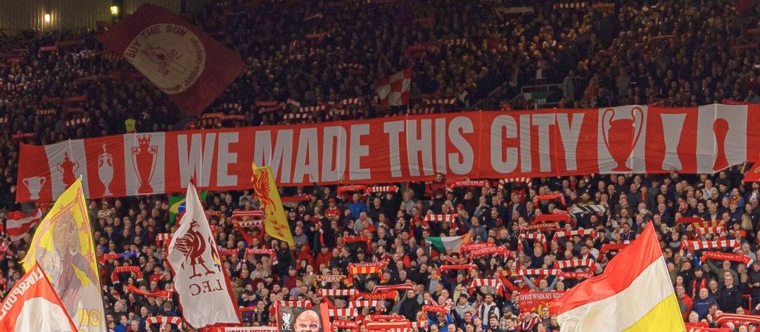 cj87EFC's tweet image. We made this city....

Shrewsbury supporters club flag underneath it. Hahahahahaha! You can&apos;t write it.