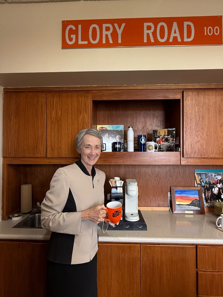 UTEPPresident's tweet image. Just kidding! @UTEP, drink all the coffee you want. ☕ 🥐 🍩 
#aprilfools