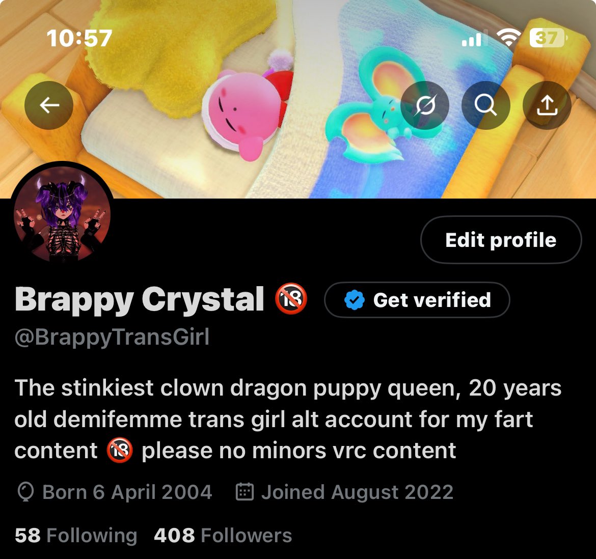 Ty yall so much for 400 followers 💜