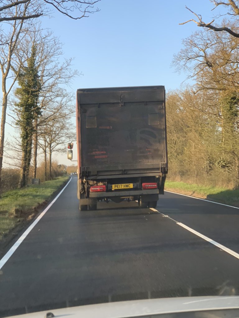 RDF_100's tweet photo. @RoyalMail due you think it’s acceptable for your van drivers to be driving this close to our vehicle?? 18:30 on the Bungay to Norwich Road just north of Woodton. https://t.co/OfImLVzBVp