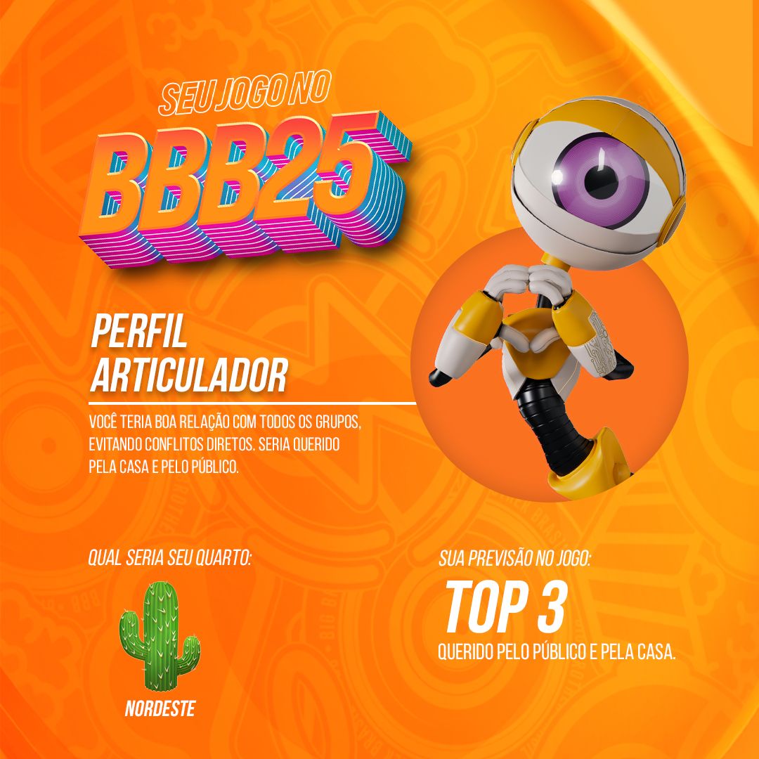 SawaraKali's tweet image. Acabei de fazer o quiz do #BBBot #BBB25 

Meu perfil ARTUCULADOR 

Prováveis aliados: Maike e Renata 🙄
Prováveis embates: Delma e Vitória 🤦🏾‍♀️

No perfil eu concordo, mas me aliar a Maike e Renata acho que o BBBot tá forçando hahhahahaha