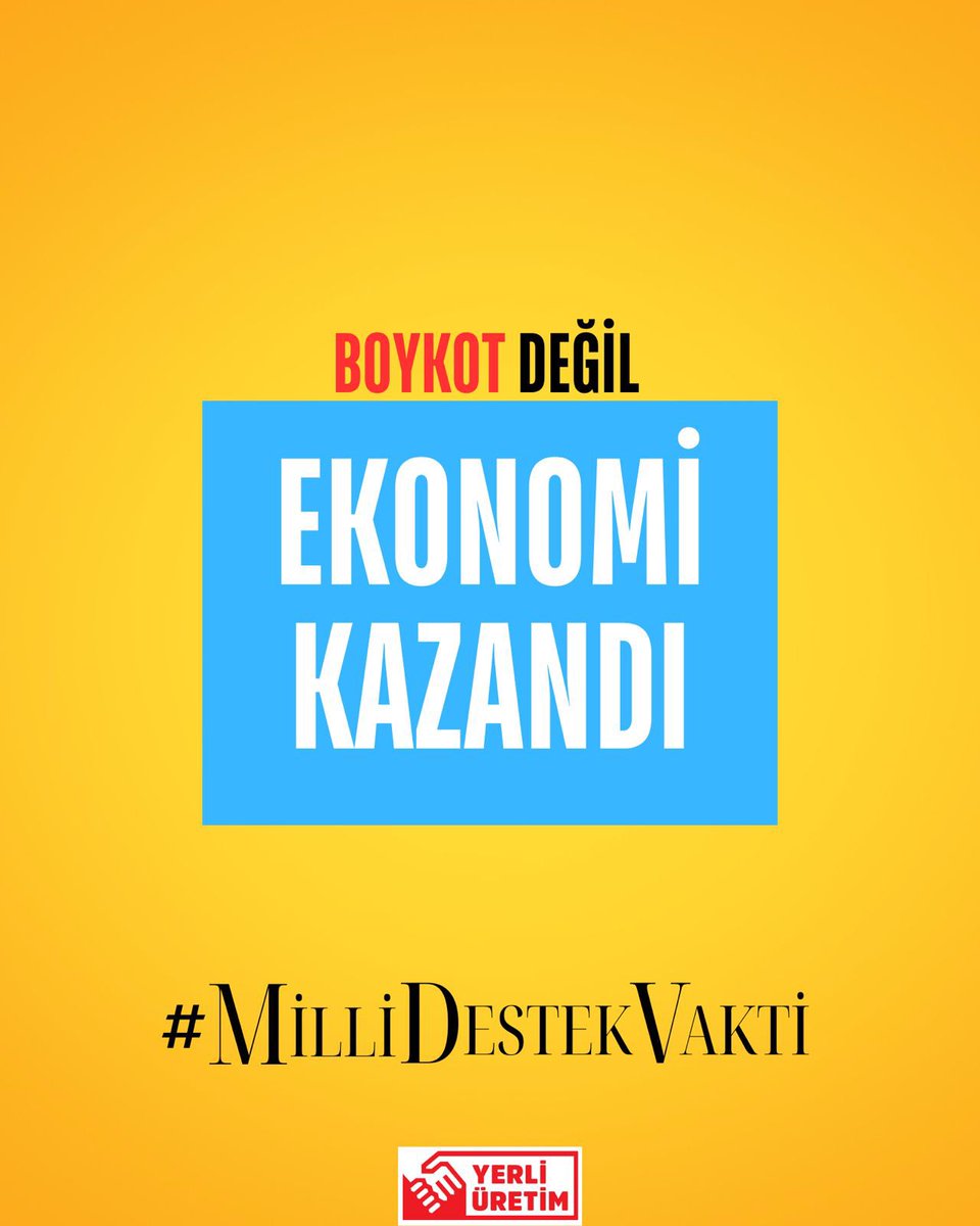 Dayatmalar kaybetti, milli irade ve birlik kazandı!

Bu topraklarda alın teriyle kazanan esnafımız, emekçimiz, girişimcimiz; herkes bizimle, biz de onların yanındayız!

Tehditlere boyun eğmeyen, üretime ve emeğe sahip çıkan herkese teşekkürler. 🇹🇷

#MilliDestekVakti <a href="/AKKADINGM/">AK Parti Kadın Kolları</a>