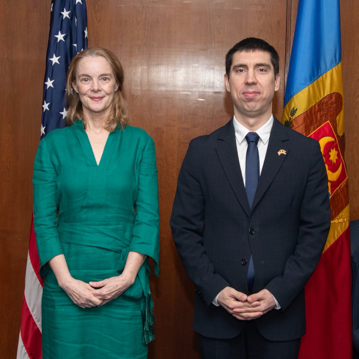 Lisa Kenna (@undersecstatep) on Twitter photo Productive meeting with Moldovan Foreign Minister <a href="/MihaiPopsoi/">Mihai Popșoi</a> today. We discussed ways to strengthen the U.S.-Moldova relationship and our security and foster prosperity in our countries. Productive meeting with Moldovan Foreign Minister <a href="/MihaiPopsoi/">Mihai Popșoi</a> today. We discussed ways to strengthen the U.S.-Moldova relationship and our security and foster prosperity in our countries.