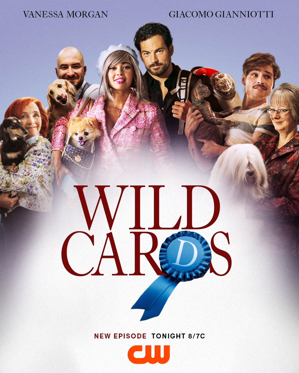 Hold the apPAWs 🐾

A new episode of #WildCards airs TONIGHT at 8/7c on The CW. Stream free tomorrow on The CW App!