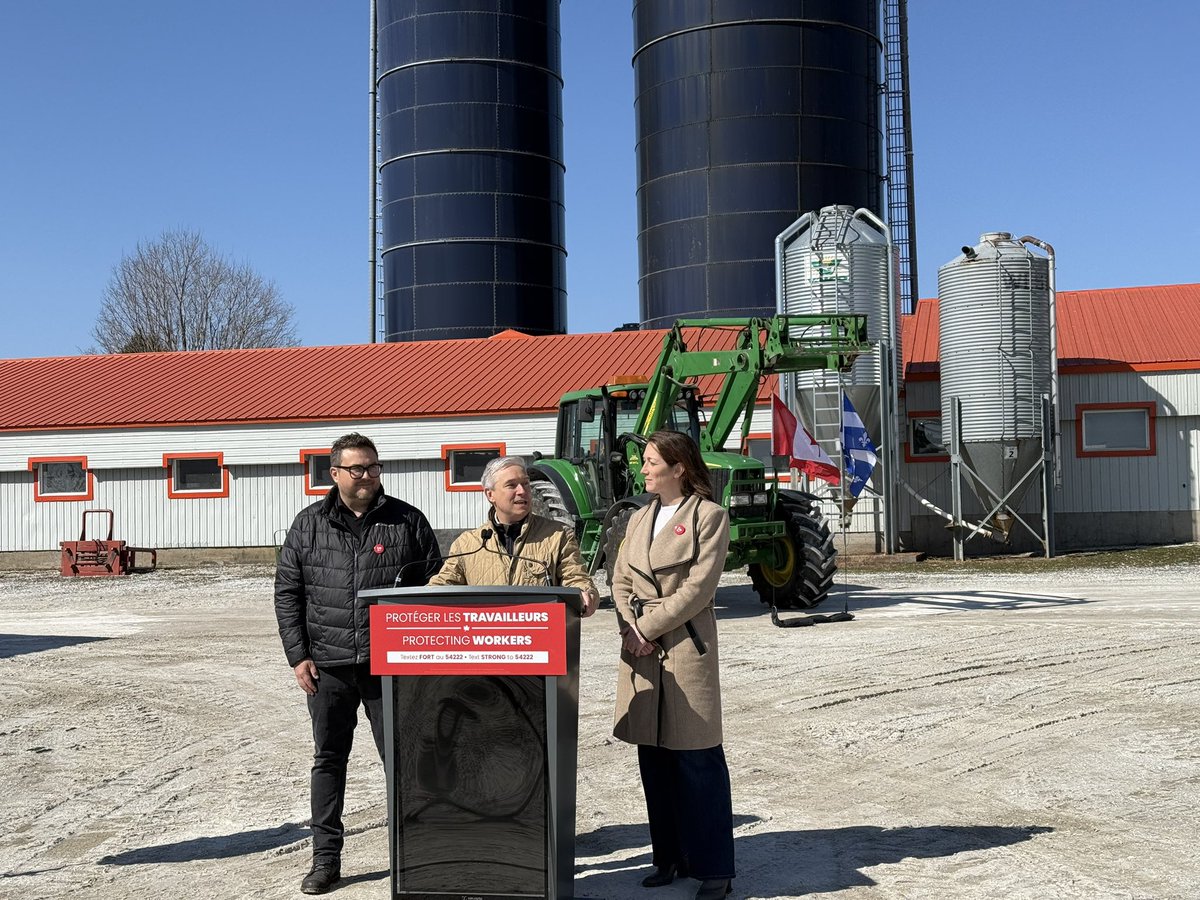 François-Philippe Champagne (FPC) 🇨🇦 (@fp_champagne) on Twitter photo Our farmers, ranchers, and agri-food workers are at the heart of our economy.
With <a href="/MarkJCarney/">Mark Carney</a>, we’re defending supply management, investing in local processing, and cutting red tape. A clear commitment: protecting our agri-food sector and building a stronger Canada. Our farmers, ranchers, and agri-food workers are at the heart of our economy.
With <a href="/MarkJCarney/">Mark Carney</a>, we’re defending supply management, investing in local processing, and cutting red tape. A clear commitment: protecting our agri-food sector and building a stronger Canada.