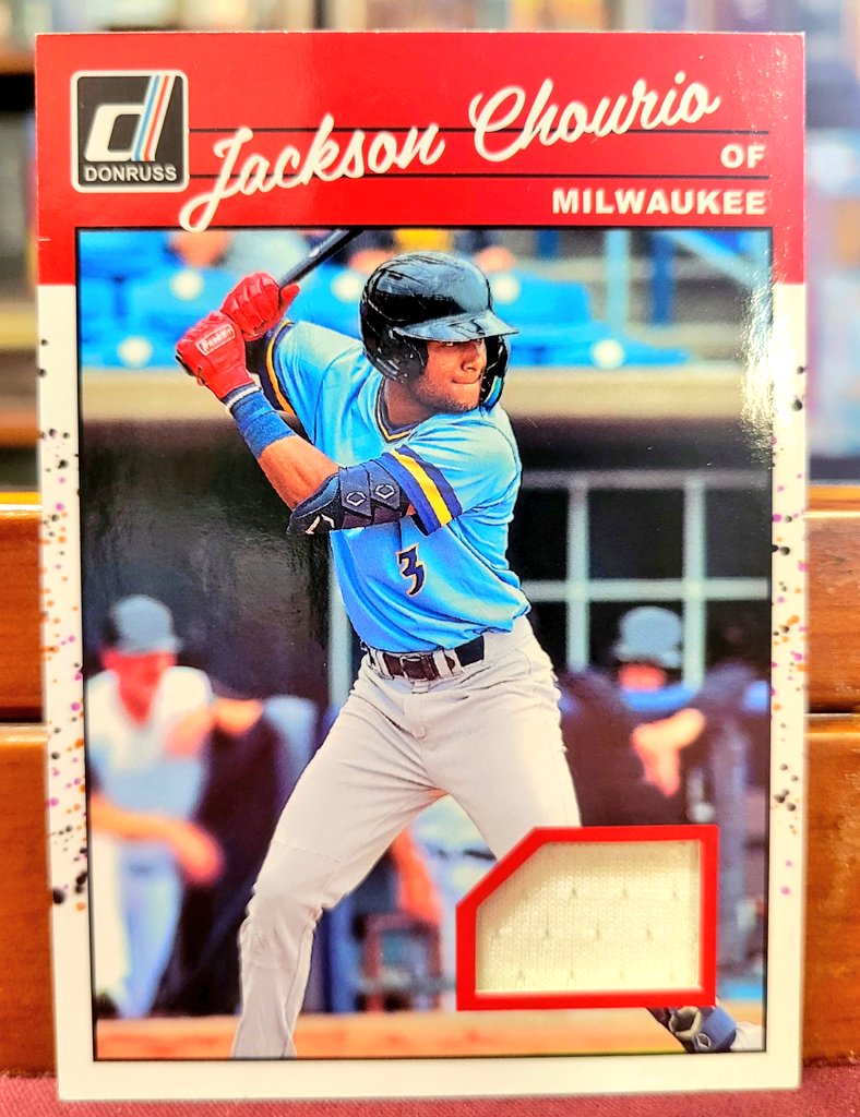 🔥Jackson Chourio Giveaway🔥

🍻The Milwaukee Brewers star OF hit his 1st home run of the season today. Now you can win this rookie year relic card. He's one of the best young stars in baseball..

Just-
✅LIKE
🔁REPOST
💬COMMENT