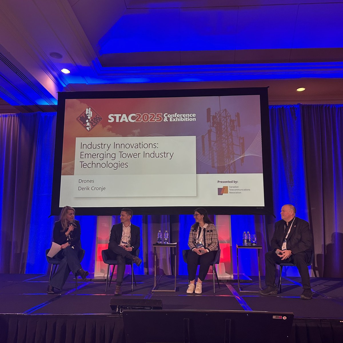 STAC_CSPA's tweet image. 🔍 How are new technologies changing our industry?
 
On now—the Industry Innovations panel unpacks the transformative impact of drones, AI, and satellites on the business of building and maintaining telecommunication networks.
 
We’re looking into the future at #STAC2025!