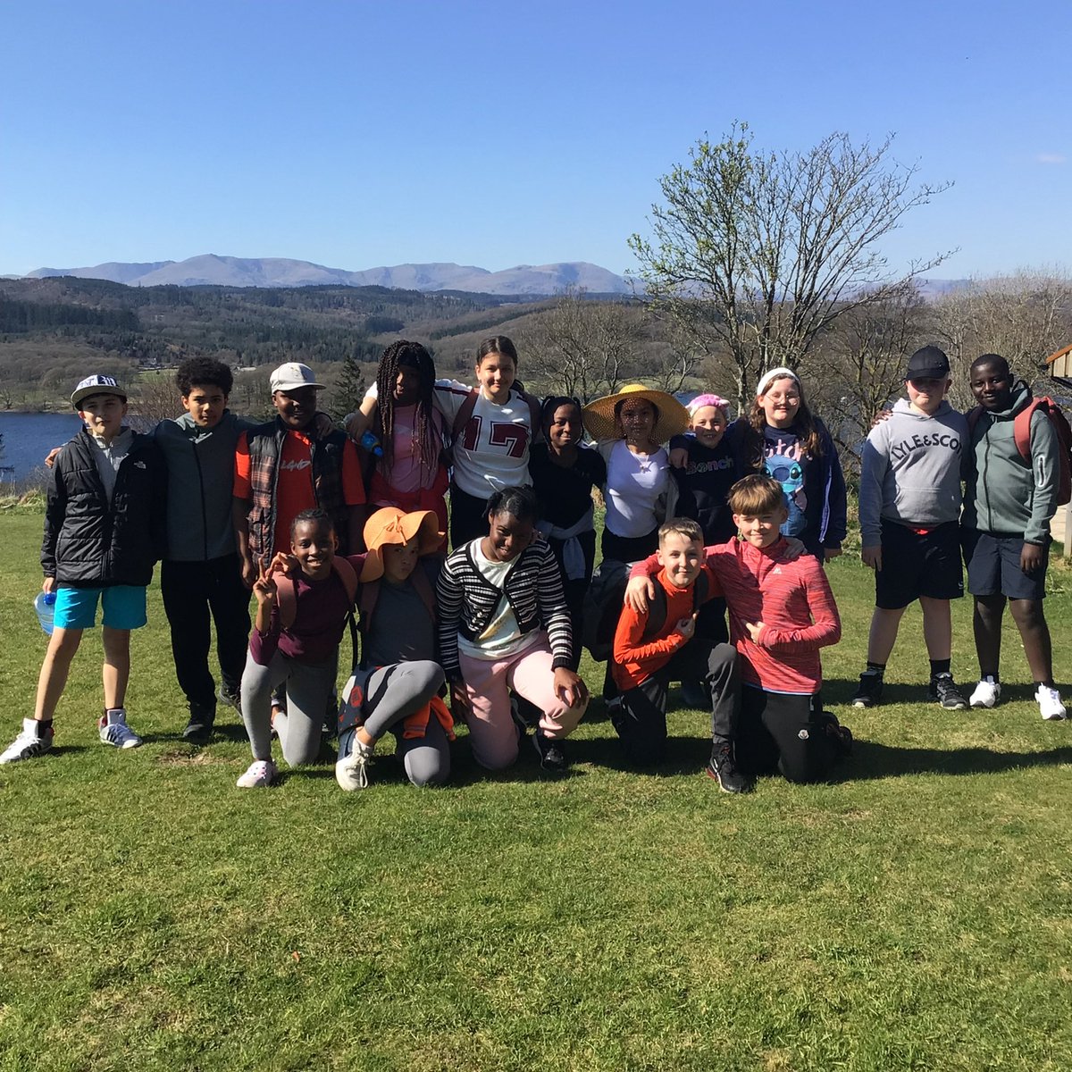 StJosephsSK1's tweet photo. Year 6 are having a wonderful time so far! Day 1! Stunning sunshine and lots of fun! #ghyllhead #lakedistrict https://t.co/POtHOpfRcd