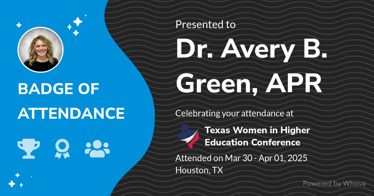 I had an incredible experience attending the 2025 Texas Women in Higher Education Conference in Houston. #TWHE2025 #ContinuingEducation #NetworkingOpportunity