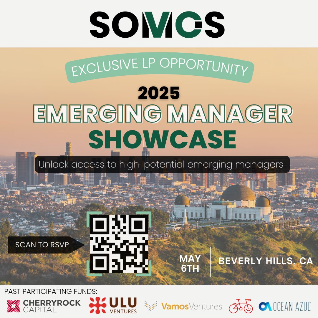 LPs, You’re Invited!

The next generation of fund leaders is gathering at the Emerging Manager Showcase on May 6th in Beverly Hills, alongside the Milken Conference. Be part of an exclusive gathering with insightful presentations and connections!

RSVP ➡ lu.ma/z2klz3m5