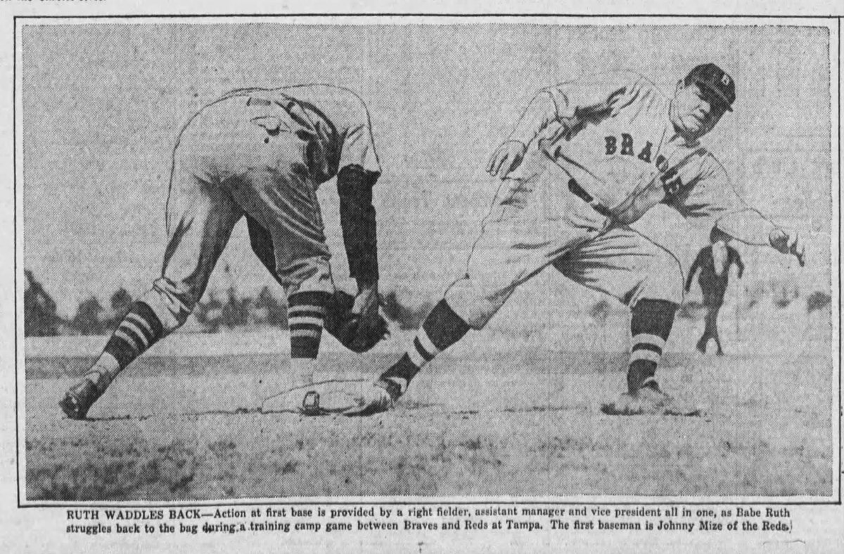 Jerry Grillo (@thefourcrickets) on Twitter photo 1st base cousins: <a href="/BigCatMize/">Johnny "Big Cat" Mize</a> and Babe Ruth were cousins-in-law. This is from their first and only time on a field together, 1935 spring training. Lots more to tell in my book BIG CAT. It's 40% off with this code (6BAB25) here: bit.ly/468WN7f
<a href="/JPosnanski/">Joe Posnanski</a> <a href="/UnivNebPress/">Univ Nebraska Press</a> 1st base cousins: <a href="/BigCatMize/">Johnny "Big Cat" Mize</a> and Babe Ruth were cousins-in-law. This is from their first and only time on a field together, 1935 spring training. Lots more to tell in my book BIG CAT. It's 40% off with this code (6BAB25) here: bit.ly/468WN7f
<a href="/JPosnanski/">Joe Posnanski</a> <a href="/UnivNebPress/">Univ Nebraska Press</a>