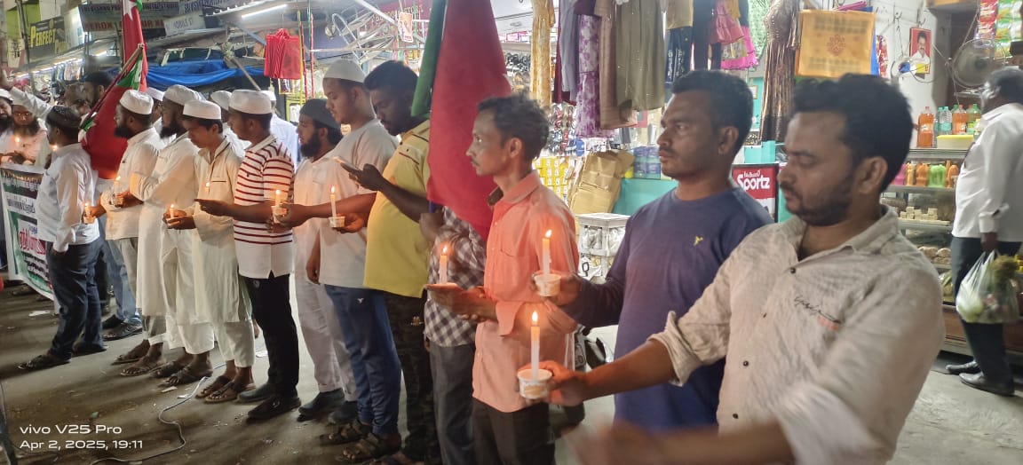 sdpikrishnagiri's tweet photo. @sdpofindia @sdpitnhq @sdpikrishnagiri #CandleLightProtest #Denkanikottai against #WaqfBillAmendmentBill #Waqf #WaqfBill2025 #Waqfamendmentbill2024 #WaqfBoardAmendmentBill https://t.co/g05P6dTqPR