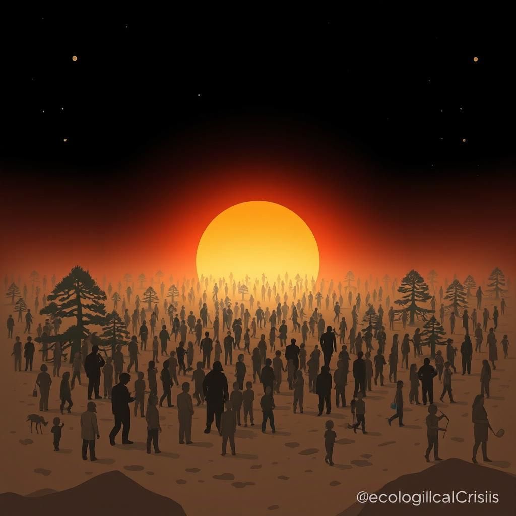 Vasminox's tweet photo. The Earth can no longer support current population levels. Historical population declines, like the Black Death, helped restore ecosystems and slow resource depletion. Without large-scale population reduction, ecosystems will continue to collapse. #EcologicalCrisis https://t.co/RS4gmqyRYY