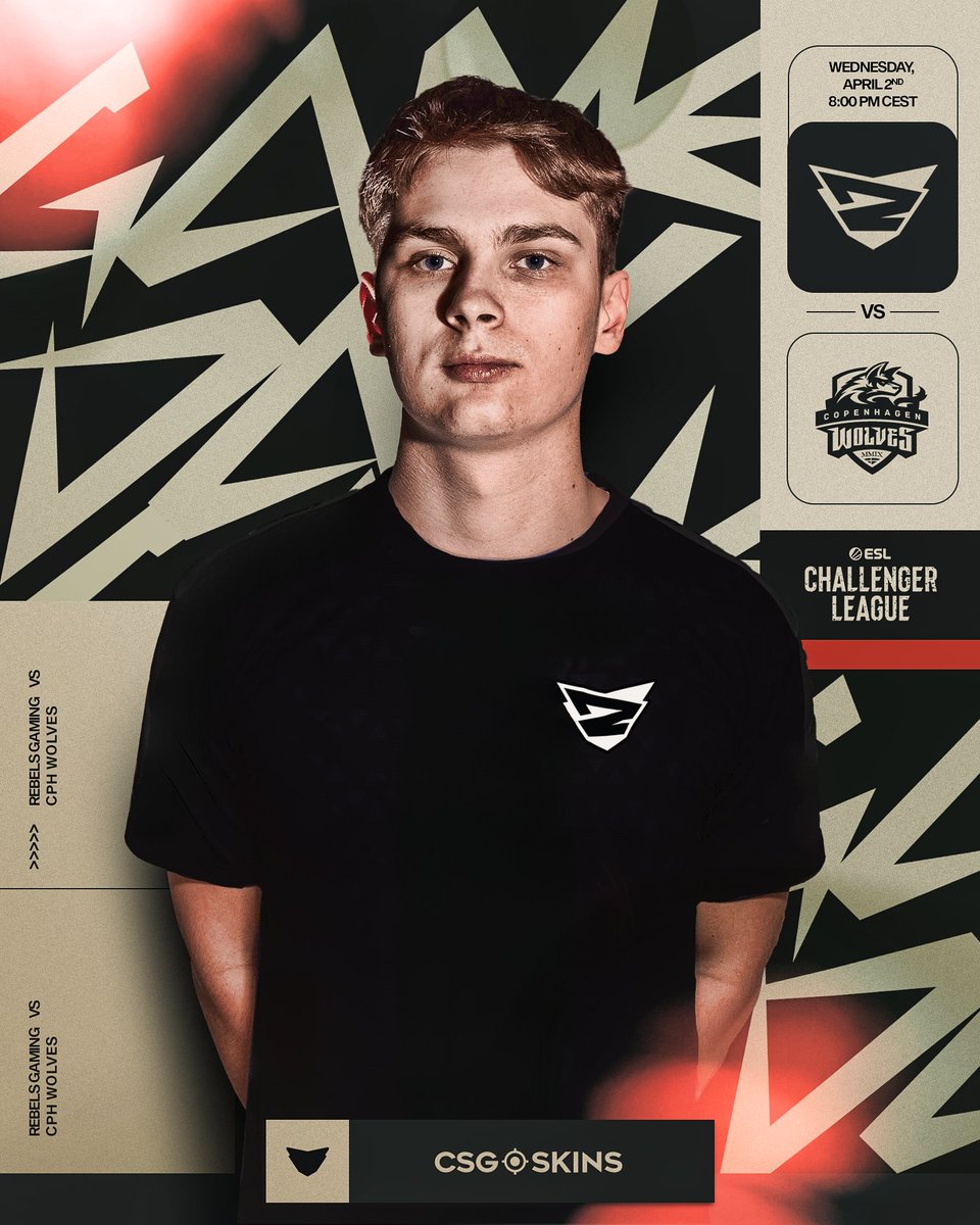 Our fight to enter the Pro League continues.

Time to keep the same pace as yesterday.

🆚 CPH Wolves
📺/ eslcs

#BeRebels ♦️ #VamosKurwa