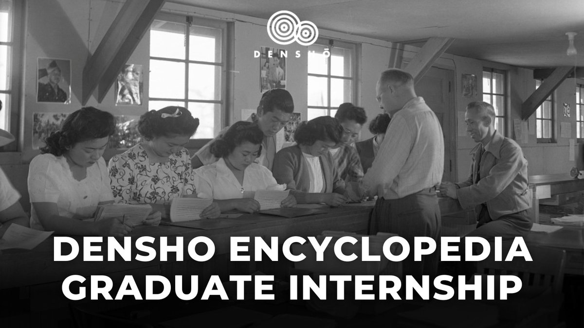 DenshoProject's tweet image. Densho is excited to offer a remote internship for graduate students to update the Densho Encyclopedia. Interns will assist in updating core articles that will involve editing, proofreading, adding new resources, &amp;amp; researching new primary sources.
densho.org/densho-encyclo…