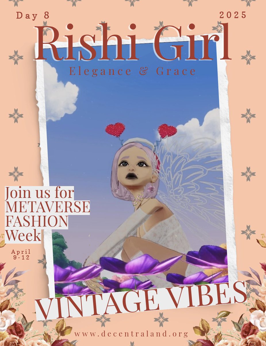 Canessa (@canessadcl) on Twitter photo Day 8 of our countdown to
✨Metaverse Fashion Week! ✨
From rustic elegance to street chic, she’s always styled in timeless looks: today we celebrate <a href="/Rishi10561916/">RishiGirl</a> !
Face by <a href="/Doki3D/">Doki 3D | Commissions Open</a> ❤️
Hair by <a href="/flawlyssdigital/">Flawlyss</a> ❤️
Only in <a href="/decentraland/">Decentraland</a> ❤️
Join us April 9th for more styles! Day 8 of our countdown to
✨Metaverse Fashion Week! ✨
From rustic elegance to street chic, she’s always styled in timeless looks: today we celebrate <a href="/Rishi10561916/">RishiGirl</a> !
Face by <a href="/Doki3D/">Doki 3D | Commissions Open</a> ❤️
Hair by <a href="/flawlyssdigital/">Flawlyss</a> ❤️
Only in <a href="/decentraland/">Decentraland</a> ❤️
Join us April 9th for more styles!