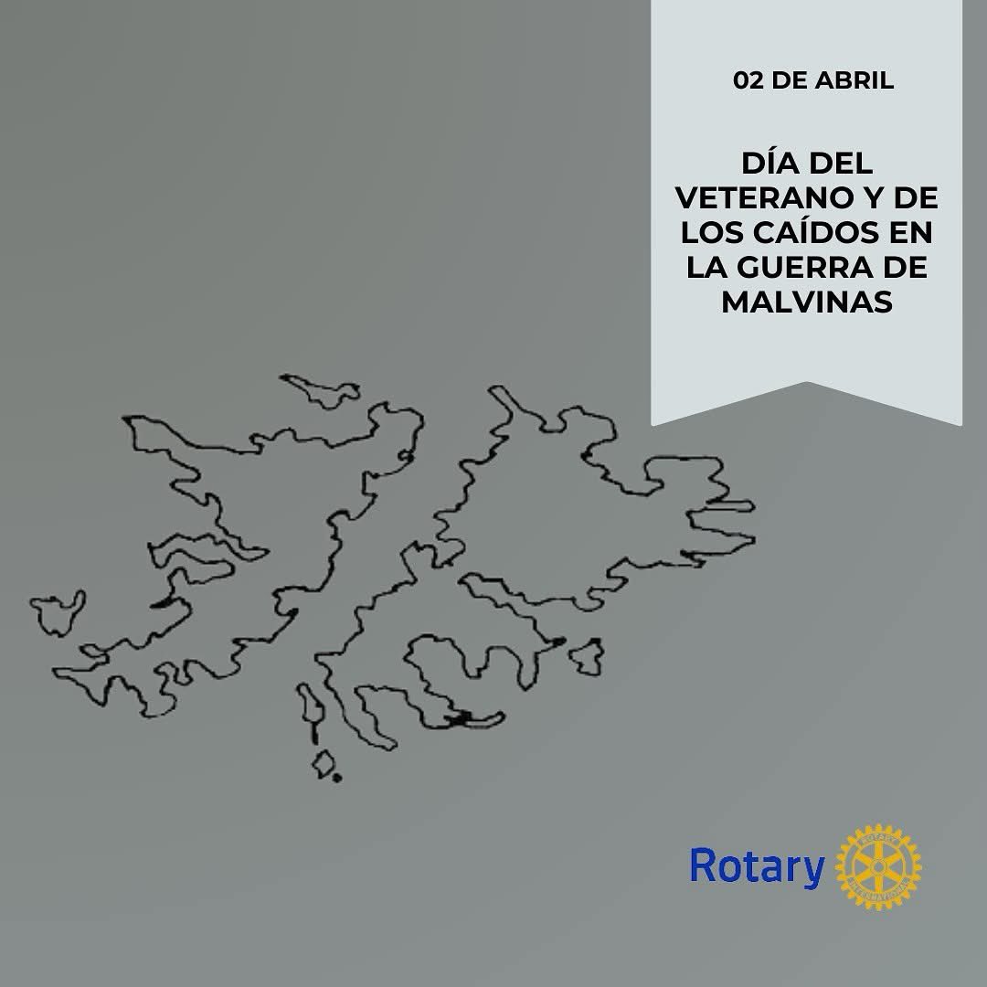 RotarySanJavier's tweet photo. Nuestro recuerdo y homenaje a todas las personas que participaron de este conflicto bélico, que ocurrió en 1982 y duró 74 d��as. #creaesperanzaenelmundo🕊️ https://t.co/BGqdrmaZKD