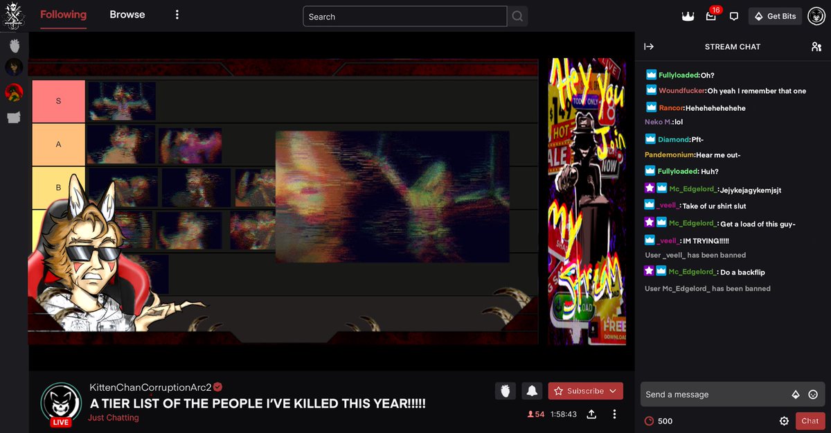 Mc_Edgelord_'s tweet image. Tee heee
@Pinkblue441 did the ad on the right :D
#tpof #thepriceofflesh