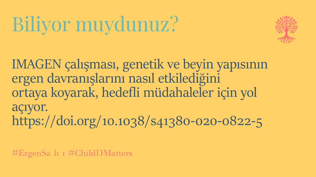ChildDMatters's tweet image. IMAGEN çalışması, genetik ve beyin yapısının ergen davranışlarını nasıl etkilediğini ortaya koyarak, hedefli müdahaleler için yol açıyor. doi.org/10.1038/s41380… #ErgenSağlığı #ChildDMatters 9/10