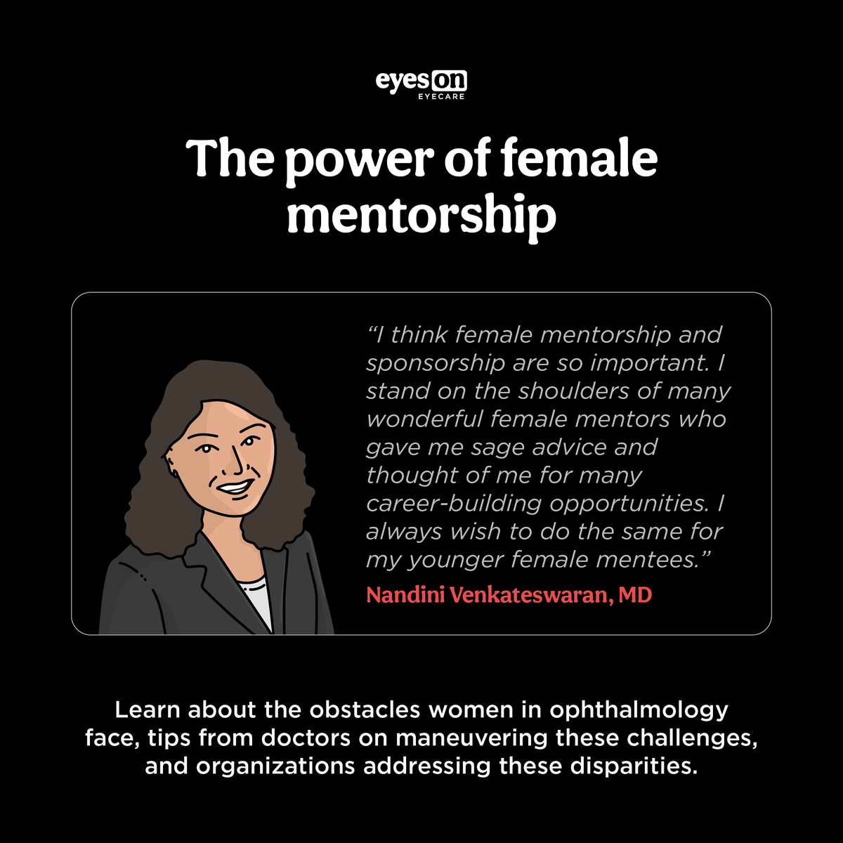 As we reflect on Women's History Month, let's take a moment to spotlight the incredible women shaping ophthalmology with their dedication and expertise. Hear from Alanna Nattis, DO, FAAO; Nicole Bajic, MD; Sila Bal, MD, MPH; Shanika Esparaz, MD; and Nandini Venkateswaran, MD, as