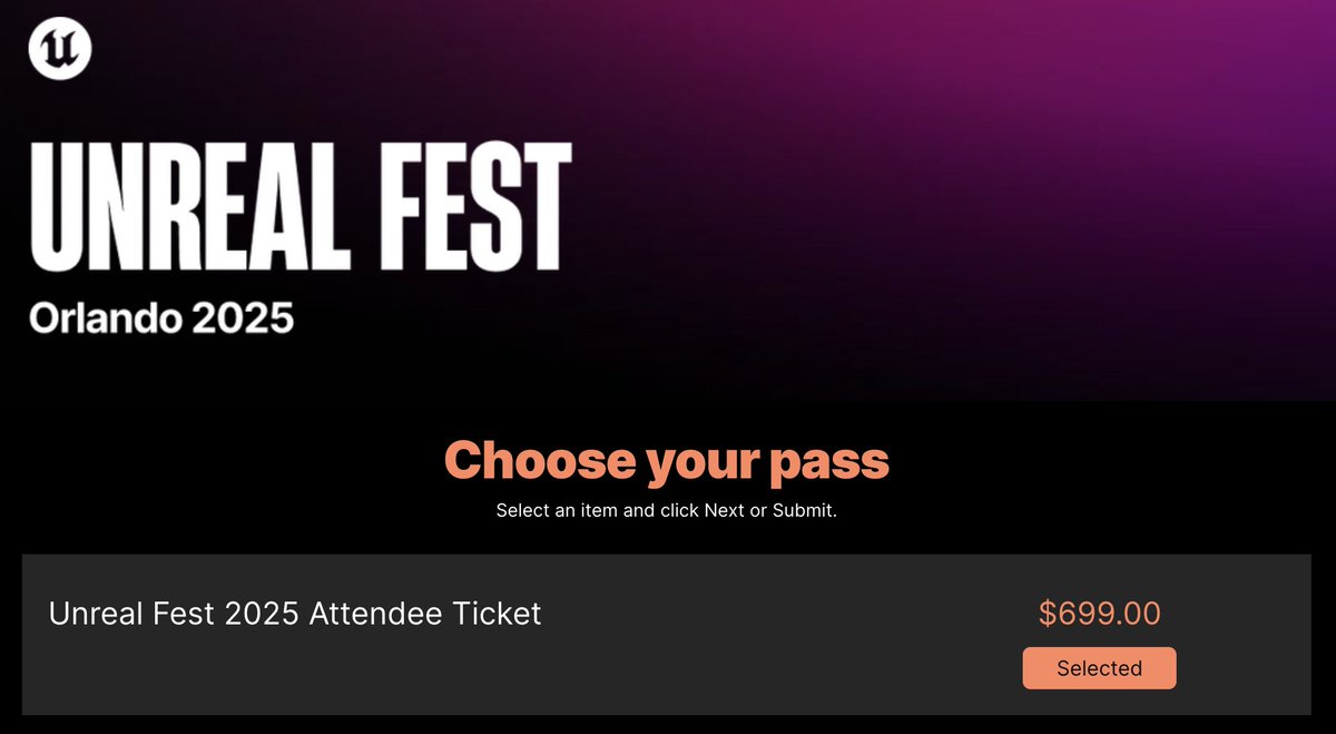 Benk_live's tweet image. okay....
this would be my first unreal fest / game dev festival ever but i swear $700 is kinda crazy for general admittance, no?
i can't be the only one...