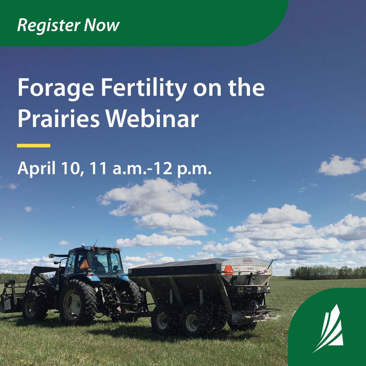 Sask Agriculture (@skagriculture) on Twitter photo Join us on April 10 at 11 a.m. for our webinar on fertility management for grass and legume forage stands featuring Dr. Jeff Schoenau, a leading soil scientist from <a href="/usask/">U of Saskatchewan</a>. Register now: attendee.gotowebinar.com/register/34721… #SaskAg #USask Join us on April 10 at 11 a.m. for our webinar on fertility management for grass and legume forage stands featuring Dr. Jeff Schoenau, a leading soil scientist from <a href="/usask/">U of Saskatchewan</a>. Register now: attendee.gotowebinar.com/register/34721… #SaskAg #USask