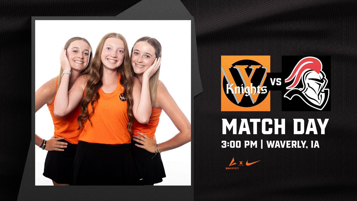 MATCH DAY🔥🎾

<a href="/WartburgTennis/">Wartburg Tennis</a> hosts Martin Luther today at 3:00 p.m. in Waverly.