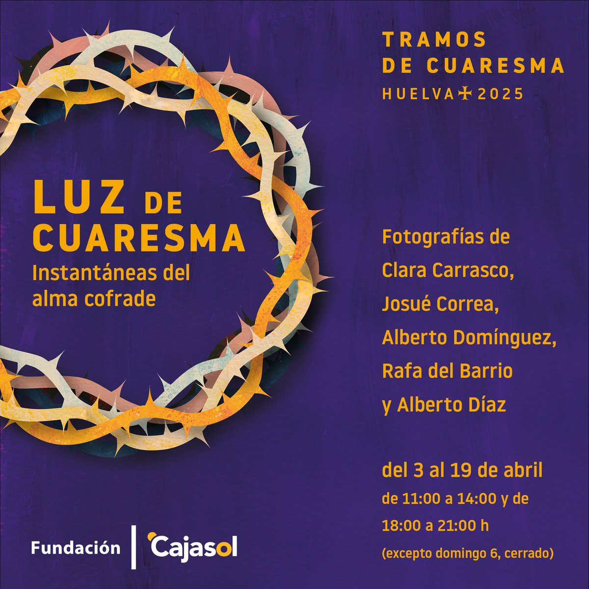 Cinco fotógrafos, cinco miradas sensibles, una misma emoción compartida. Clara Carrasco (<a href="/ClaraCarrasco_/">Clara Carrasco</a>), Josué Correa (<a href="/Josuecorrea78/">Josué Correa</a>), Alberto Domínguez, Rafa del Barrio y Alberto Díaz (<a href="/albertodp21/">Alberto Díaz</a>) nos invitan a contemplar el alma de la Cuaresma en cada imagen. 

"Luz de