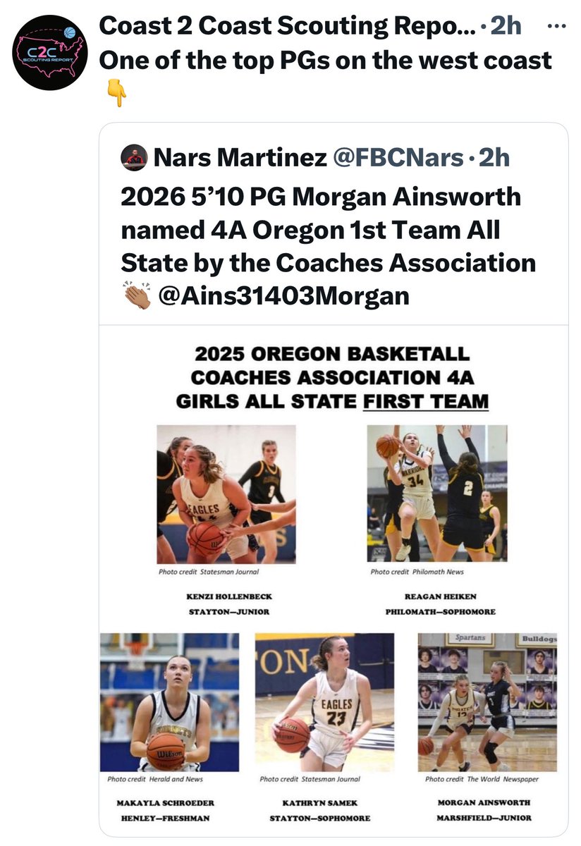 Thanks for the love, Coast 2 Coast!