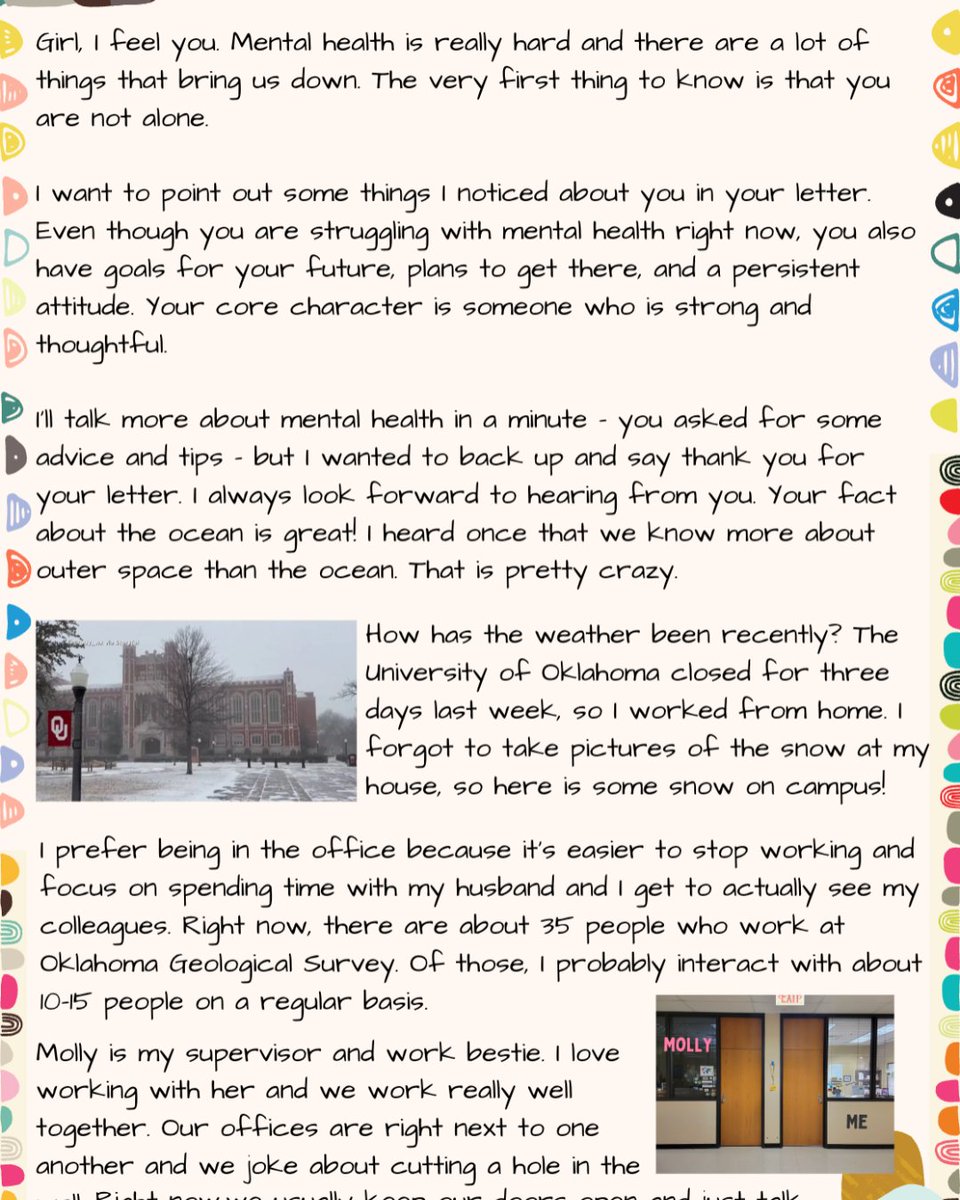 LettersPreSci's tweet photo. One of our STEM pen pals recently began their letter by affirming their student, who was bravely navigating mental health challenges. 💭💪
📬💌 STEM letters = science + support 🧠💻🛰️
#LettersToAPreScientist #STEMforAll #STEMPenPals 💙📖🌍 https://t.co/loHoGqlqrm