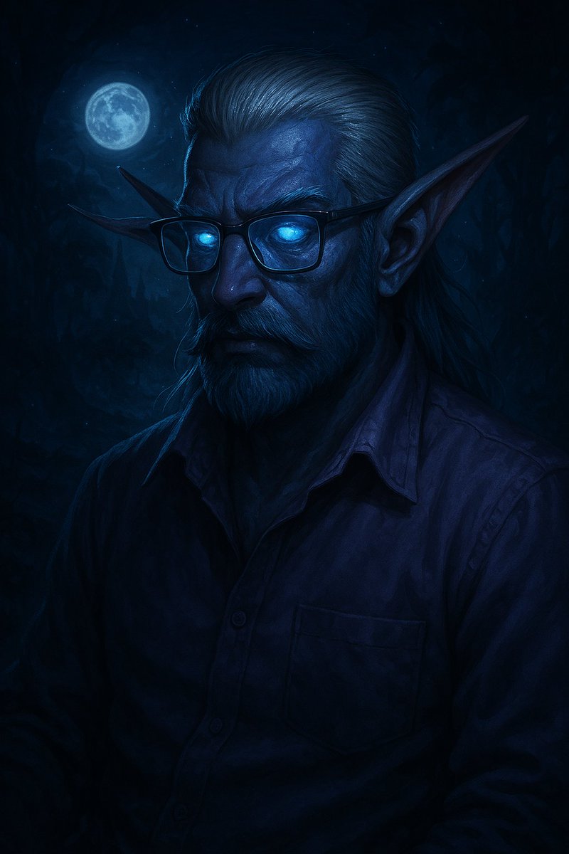 Esta foto al estilo ser Elfo de la noche de World of Warcraft