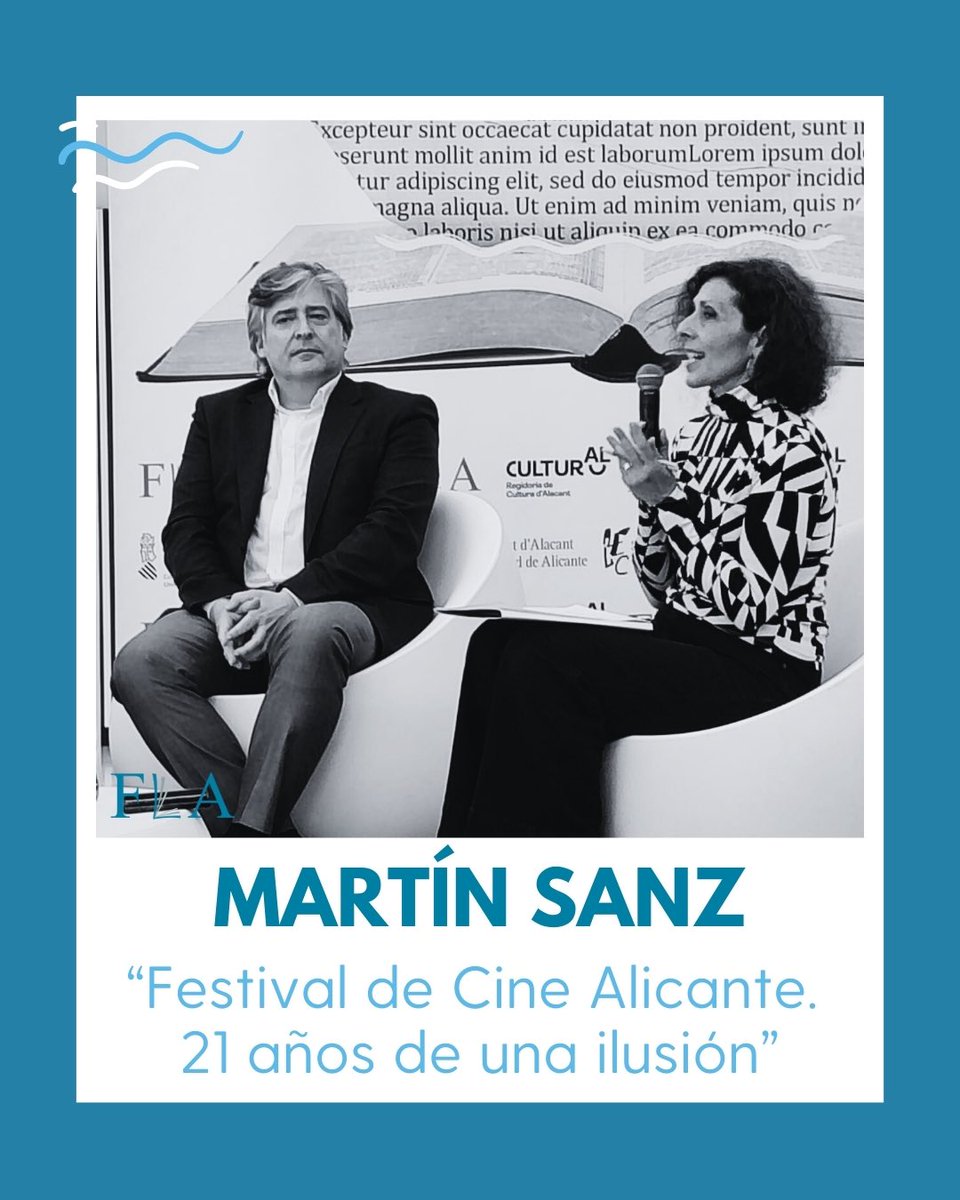 🎬 Hoy en #FLAlicante: presentación de "Festival de Cine Alicante. 21 años de una ilusión" de Martín Sanz, con @iacgilalbert.

Un viaje entre cine, memoria y literatura en el Espacio Séneca.

📖 ¡El cine también se lee!