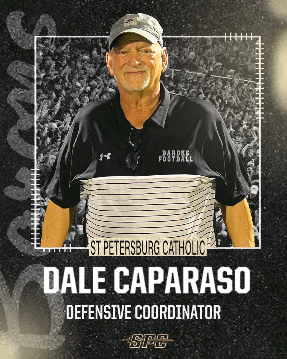 Fired up to welcome Coach “Cap” to the Baron Family!

Coach brings 4 decades of HC experience and many more as a DC!

QB’s get ready 👀 

🏆 #GoldStandard