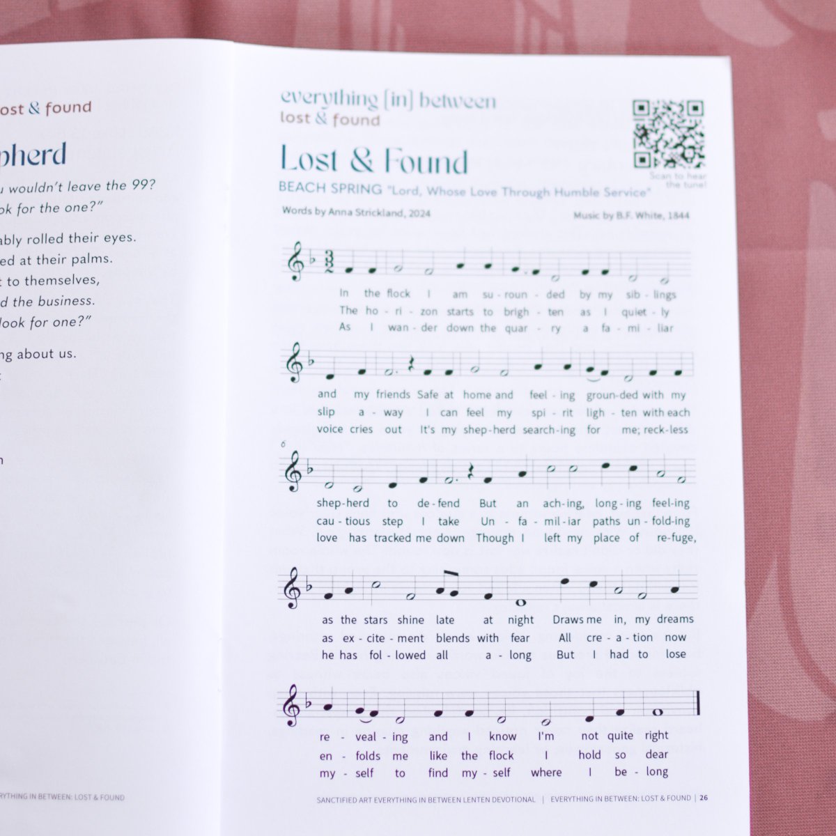 "In the flock I am surrounded...But an aching, longing feeling...I know I’m not quite right." - Rev. Anna Strickland. A beautiful reflection on feeling lost even when found. <a href="/sanctifiedart/">A Sanctified Art</a> #Hymn #Reflection #LostAndFound