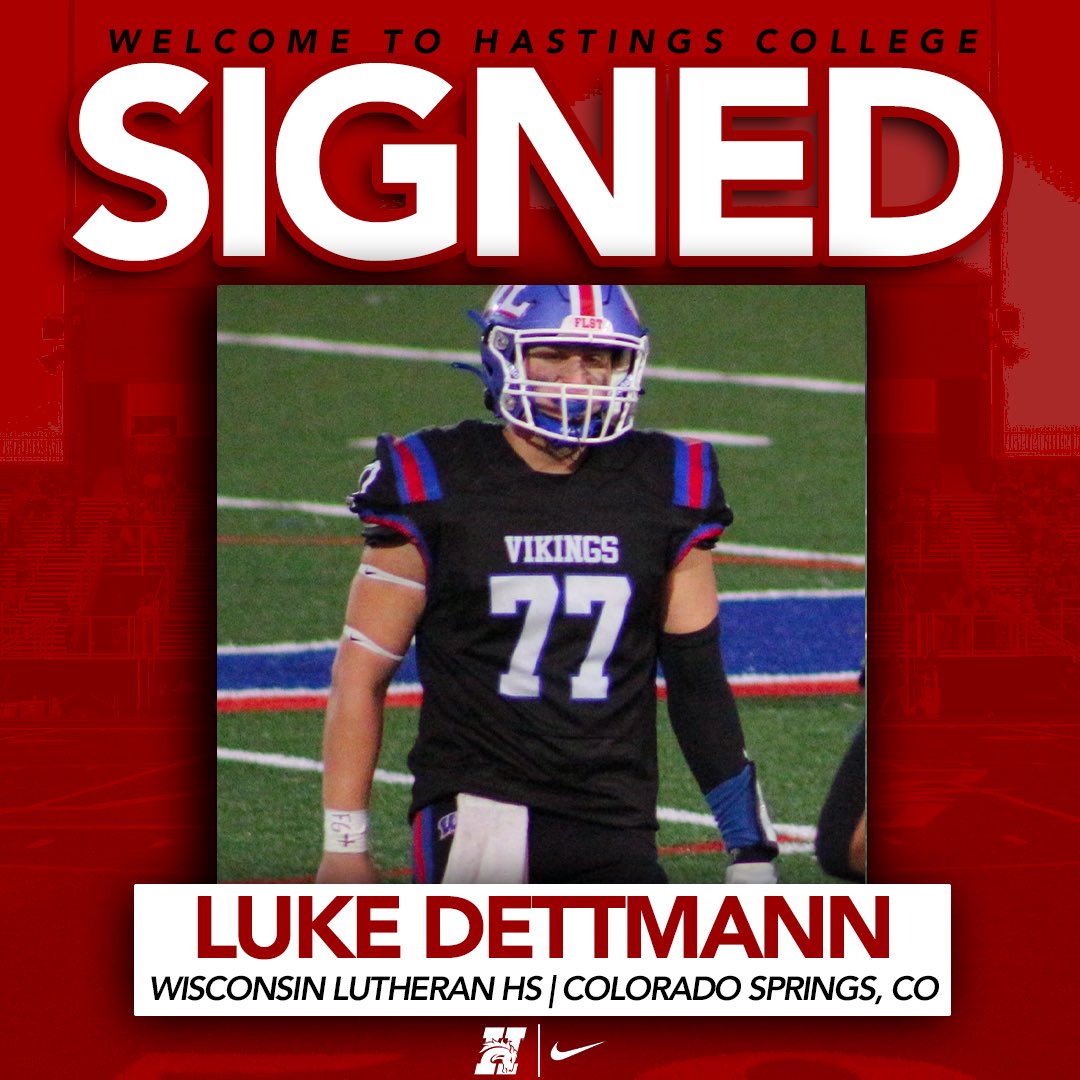 HCBroncoFB's tweet image. ❗️SIGNED❗️
The Colorado pipeline is open!
Welcome to Hastings College Luke! It’s A Great Day To Be A Bronco!
#GDTBAB