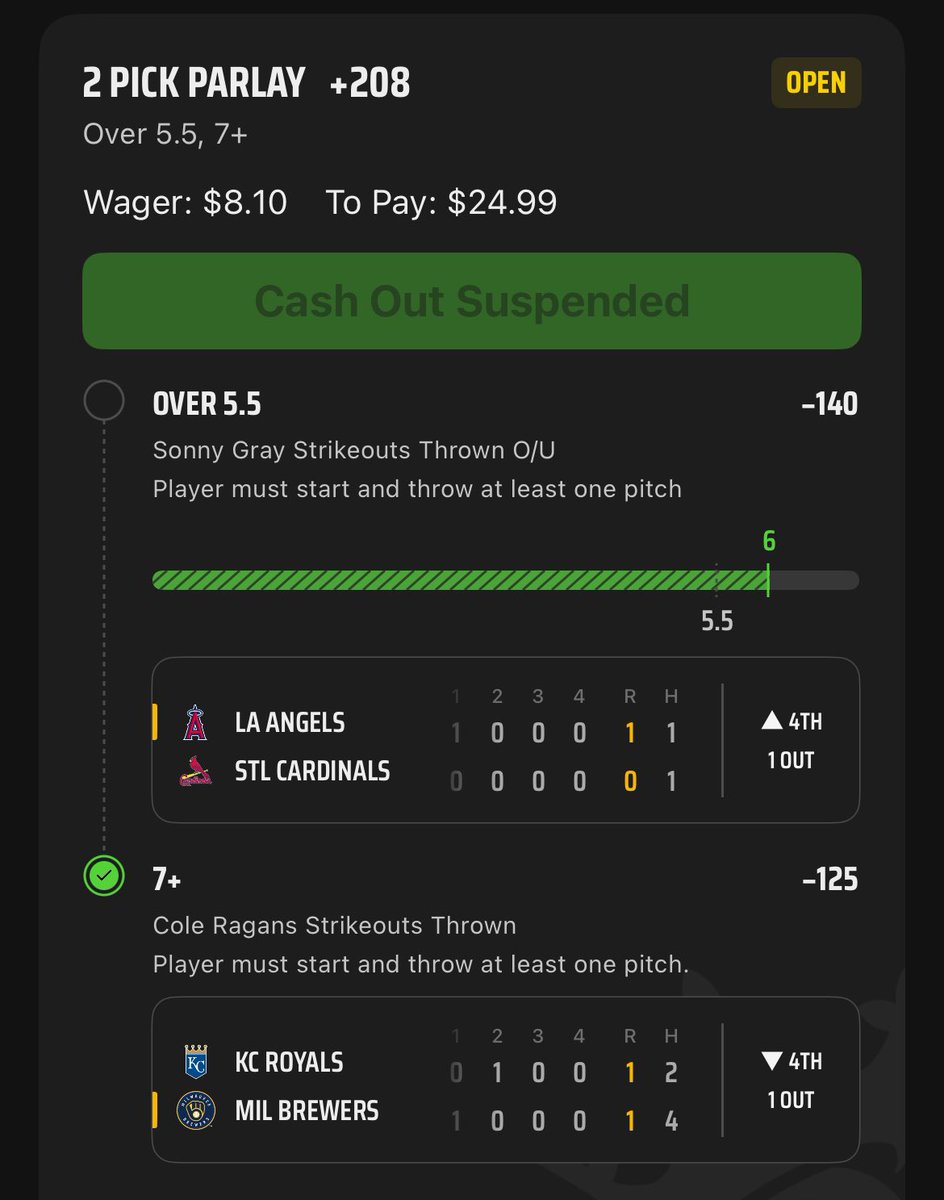 First play of the day ✅💰🤑

#MrFadeDaPublic
#gamblingX 
#GamblingTwitter 
#barstoolsports
#GamblingCommunity