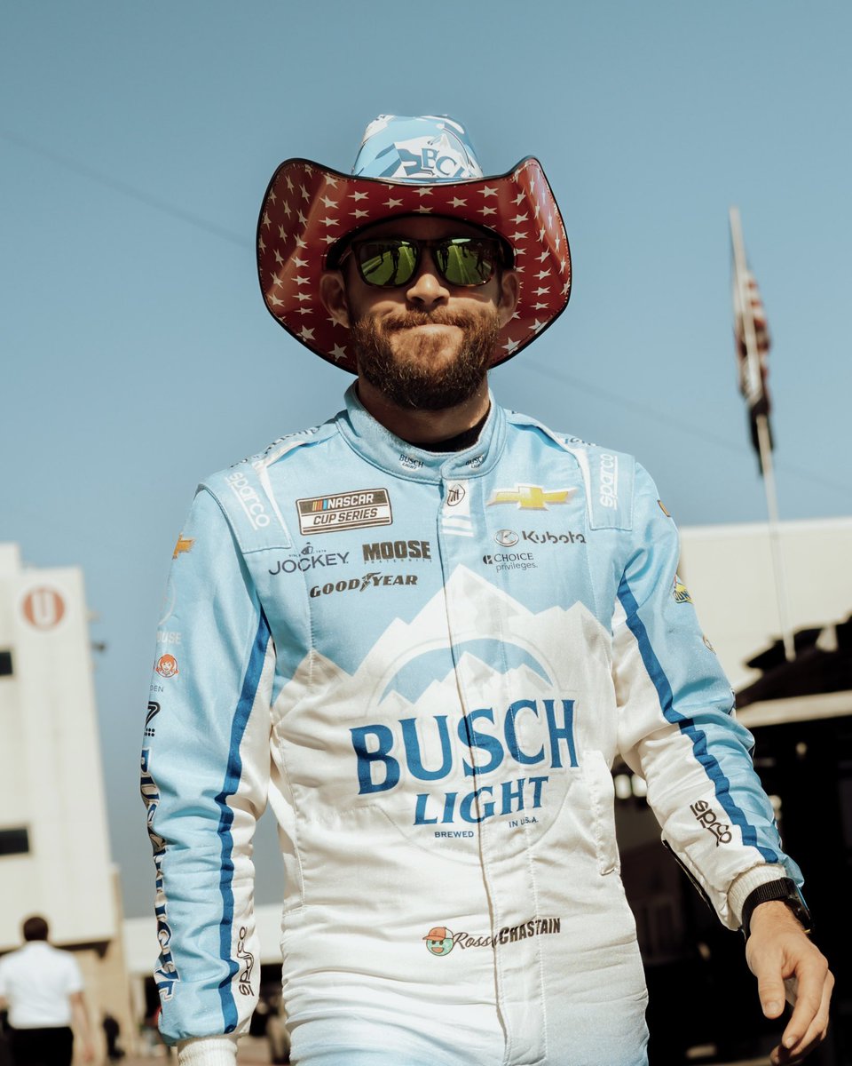 Trackhouse Racing (@teamtrackhouse) on Twitter photo Who (21+) wants to win <a href="/RossChastain/">Ross Chastain</a>'s signed <a href="/BuschBeer/">Busch Beer</a> cowboy hat? 🤠
Repost this and reply using 🍻, we’ll select 1️⃣ winner tomorrow. Who (21+) wants to win <a href="/RossChastain/">Ross Chastain</a>'s signed <a href="/BuschBeer/">Busch Beer</a> cowboy hat? 🤠
Repost this and reply using 🍻, we’ll select 1️⃣ winner tomorrow.