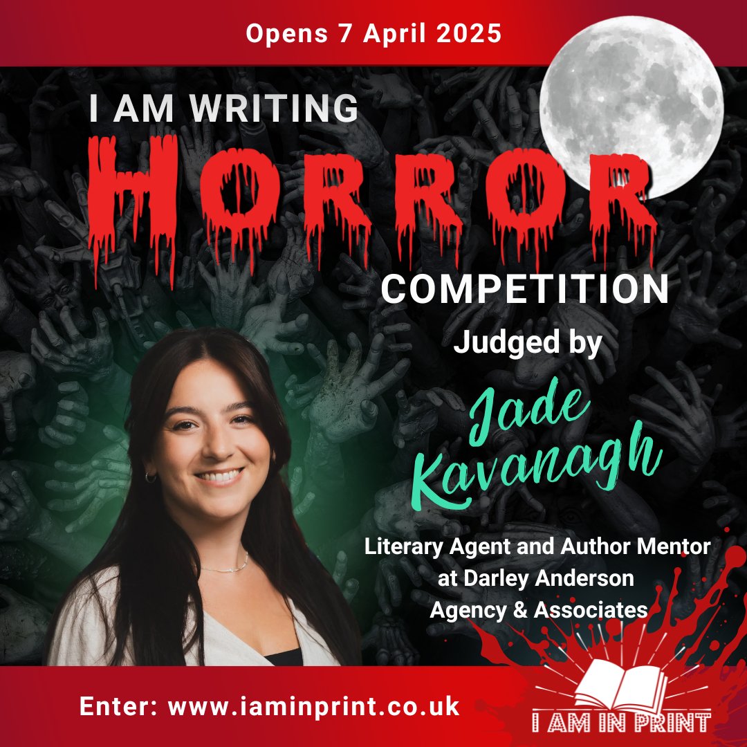 I Am In Print (@iaminprint) on Twitter photo Hey, horror fans! Get ready to scare the socks off <a href="/jadekav_/">Jade Kavanagh</a> by entering the #Horror #IAmWritingComp! Prepare your terrifying tales, ghostly goings on and spooky stories for 7 April. iaminprint.co.uk #amwritinghorror #horrorfiction #writingcomp Hey, horror fans! Get ready to scare the socks off <a href="/jadekav_/">Jade Kavanagh</a> by entering the #Horror #IAmWritingComp! Prepare your terrifying tales, ghostly goings on and spooky stories for 7 April. iaminprint.co.uk #amwritinghorror #horrorfiction #writingcomp