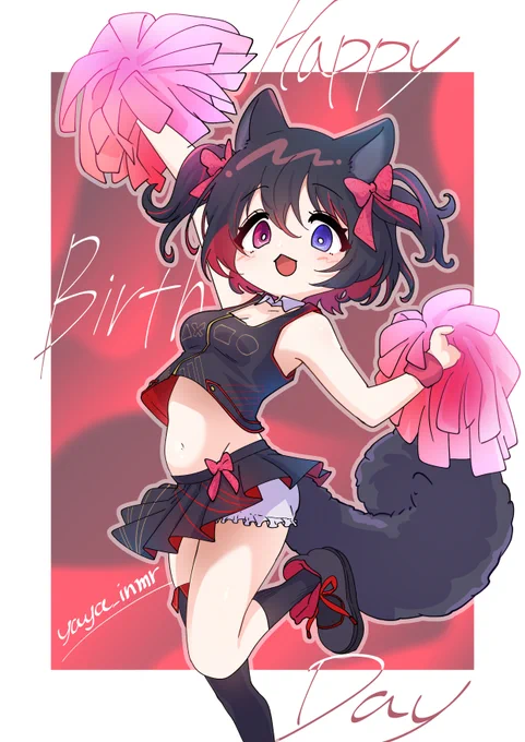 ややちゃんに応援してもらいたい人生だった #ややの絵 