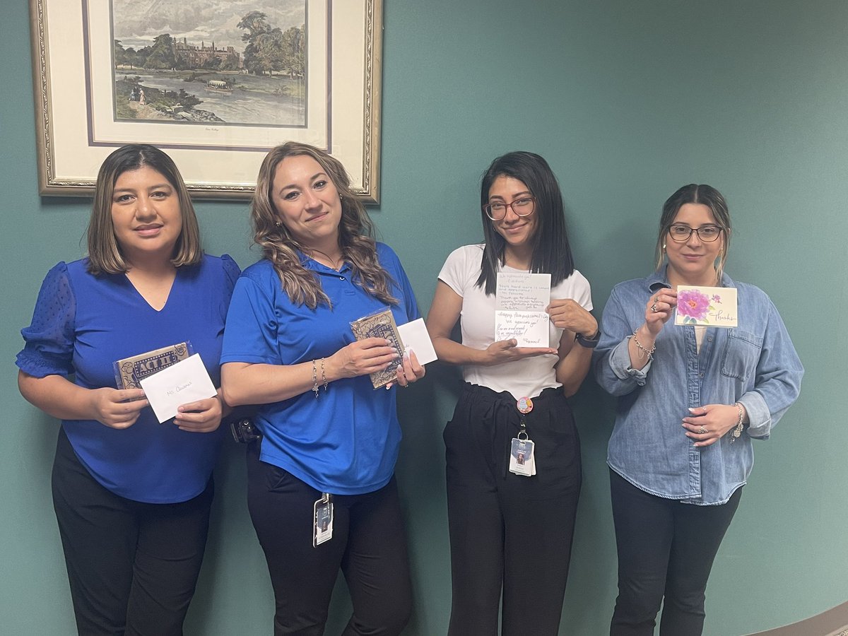 Dev Hammel, MSEd (@devhammel) on Twitter photo Our front office staff was ๐ฟ๐ฟand given notes of appreciation by our 2nd grade team because they keep us going! <a href="/TES_Spring/">Thompson Elementary</a> #ParaprofessionalAppreciationDay <a href="/SpringISD/">Spring ISD</a> <a href="/DayTyme5/">Vernecca Day</a> Our front office staff was ๐ฟ๐ฟand given notes of appreciation by our 2nd grade team because they keep us going! <a href="/TES_Spring/">Thompson Elementary</a> #ParaprofessionalAppreciationDay <a href="/SpringISD/">Spring ISD</a> <a href="/DayTyme5/">Vernecca Day</a>