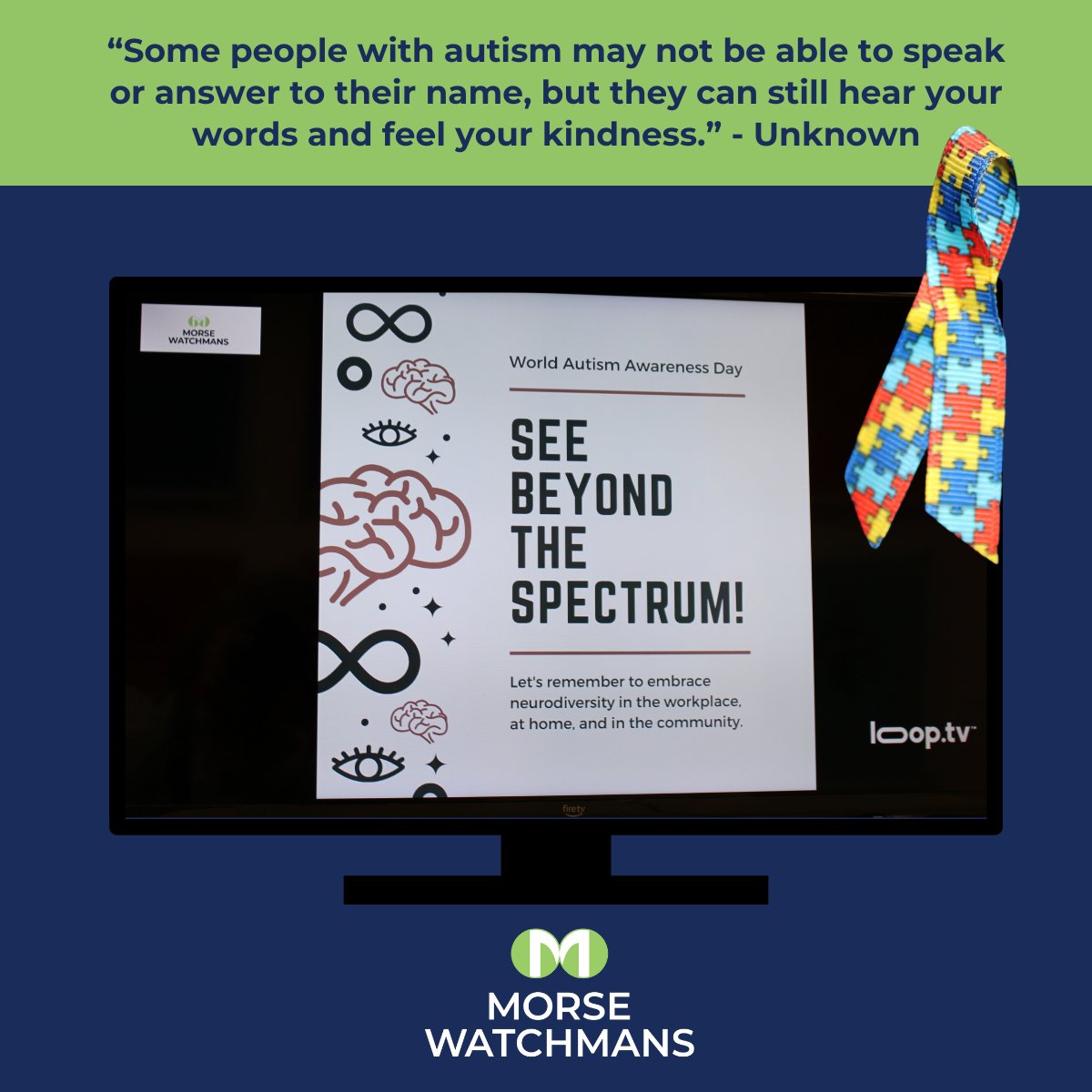 MorseWatchmans1's tweet image. Today we embrace #WorldAutismAwarenessDay . #NeurodivergentIndividuals bring #CreativeProblemSolving and #InnovativeThinking to this world.