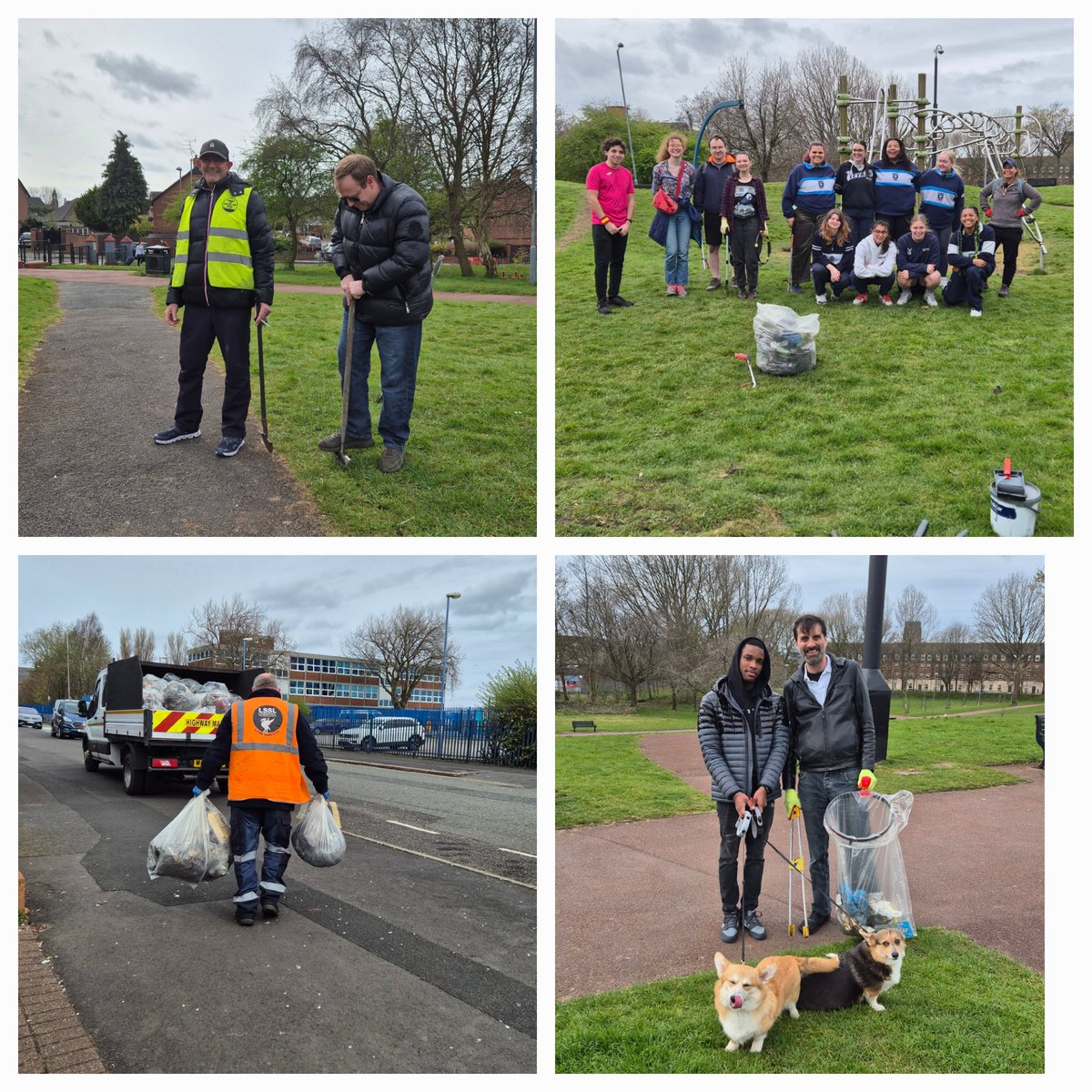 Today's collective team took on Crown St Park, a huge effort from everyone to make the park cleaner and safer. Thanks to the fantastic <a href="/GoodGymLpool/">GoodGym Liverpool 🏃🏼‍♀️🏃🏽‍♂️🏃🏾‍♀️</a> <a href="/lpool_LSSL/">Liverpool Streetscene Services Ltd</a> <a href="/MHowie81/">Mark</a> <a href="/BronwenHarding/">Bronwen Harding</a> <a href="/LivUni/">University of Liverpool</a> to name a few, we all found a task and make it work. Having a laugh along the way 🌎