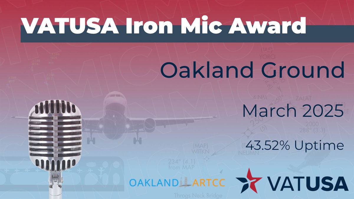 LA Center and Oakland Ground both earned another Iron Mic this year, with ZTL earning another award, but with Charlotte Tower in 1st! In addition to Seattle winning its first award this year with SEA_APP, all top 3 approaches were also the top 3 approach positions on the network