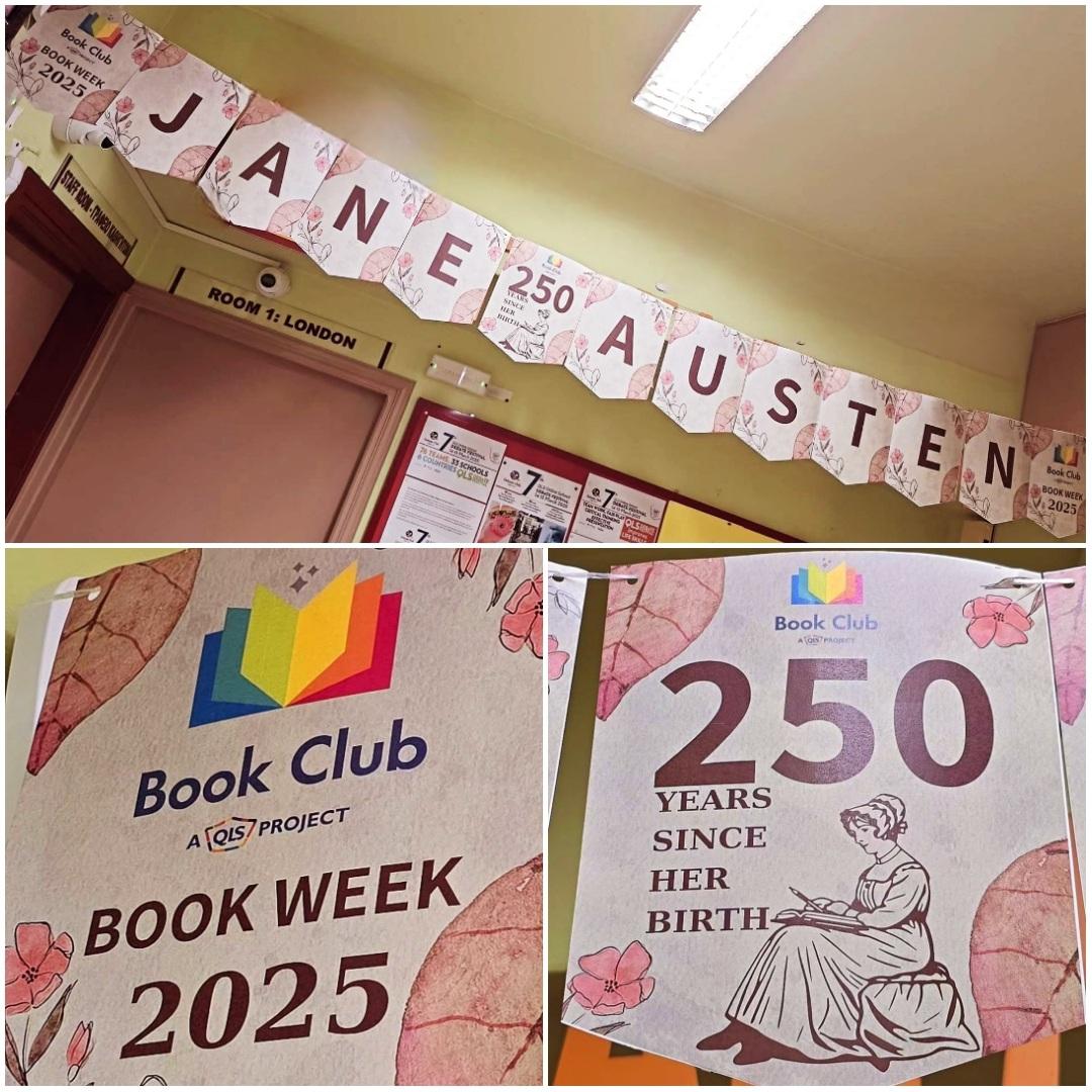 qlsnetwork's tweet image. 📚 On the occasion of #WorldChildrensBookDay, #QLSBookClub organised a Book Week to mark #JaneAusten's 250th birth anniversary. 🪶 #QLSBookWeek #QLS #QLS #We_Are_QLS #inspiringexcellence #JaneAusten250 #Austen250 #efl #esl #elt #tefl #literature #eaquals @Eaquals #Jane250