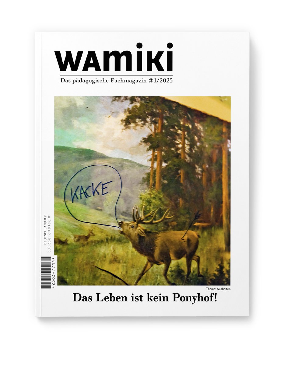 Die erste wamiki des Jahres 2025 ist da und das Thema #Aushalten ist eines, das wir alle bestens kennen. Schließlich ist das Leben ja auch kein Ponyhof und wir sollen es doch nicht zu leicht haben. Oder?
wamiki.de/wamiki/1-2025-…