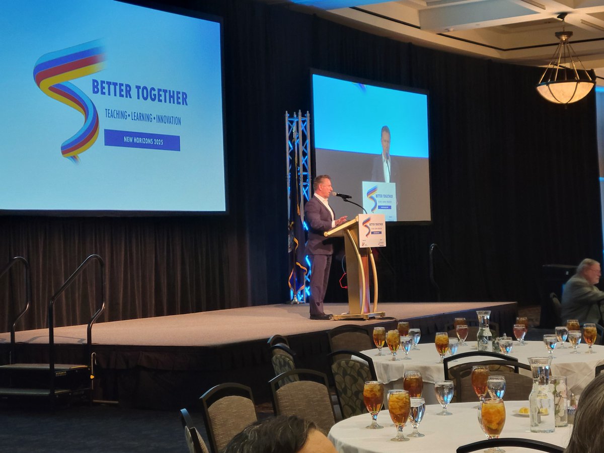 VCCS_SO's tweet image. More than 700 community college leaders from across the state are gathered in Roanoke for the VCCS 2025 New Horizons Conference. The theme for this year&apos;s event is Better Together.  #newhorizons  #onesystem