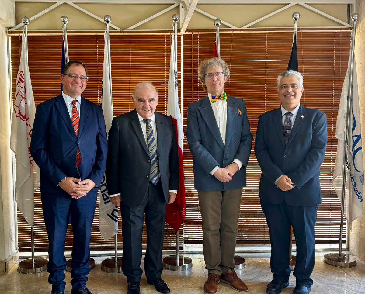 Mediterranean Academy of Diplomatic Studies MEDAC (@medac_malta) on Twitter photo MEDAC Chairman President Emeritus Dr George Vella welcomed Professor Ekke Nõmm, Director of the <a href="/DiploKool/">EstonianSchoolofDiplomacy🇪🇪</a>.
- Exploring further cooperation
- Address &Q&A on Baltic states FP
Visit coordinated by Amb. Kenneth Vella, non- Resident Ambassador of 🇲🇹 to 🇪🇪 & 🇫🇮 MEDAC Chairman President Emeritus Dr George Vella welcomed Professor Ekke Nõmm, Director of the <a href="/DiploKool/">EstonianSchoolofDiplomacy🇪🇪</a>.
- Exploring further cooperation
- Address &Q&A on Baltic states FP
Visit coordinated by Amb. Kenneth Vella, non- Resident Ambassador of 🇲🇹 to 🇪🇪 & 🇫🇮
