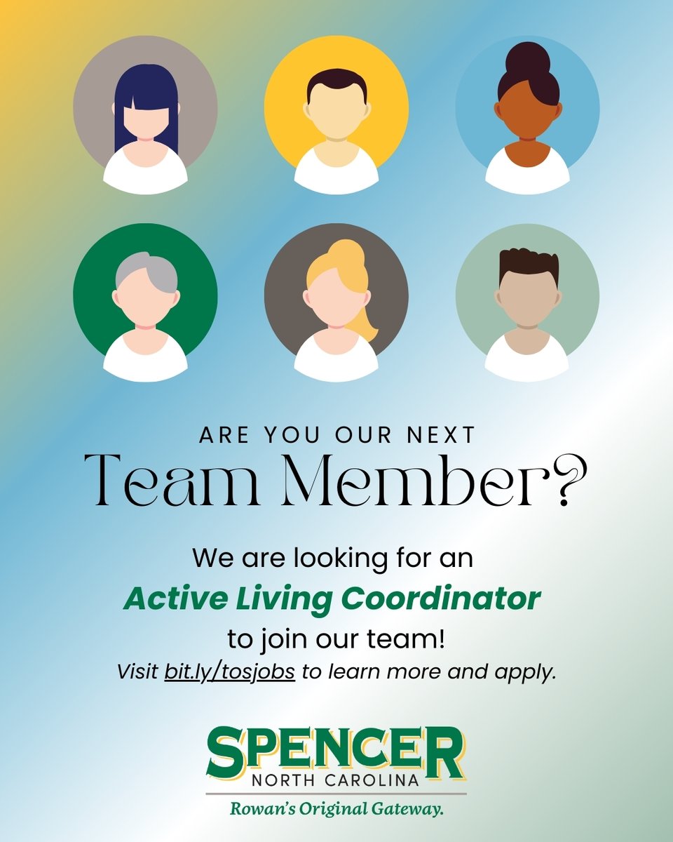 We are continuing our journey in parks and recreation with a new position! Full details are available at: bit.ly/tosjobs
Thanks to Elisabeth Strillacci at the Salisbury Post, who recently wrote an article with more context: salisburypost.com/2025/03/23/spi…